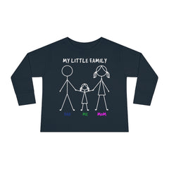 My Little Family Toddler Long Sleeve Tee