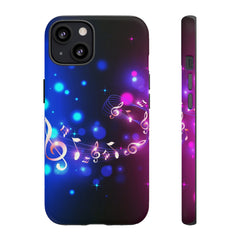 Golden Notes Music iPhone Tough Cases