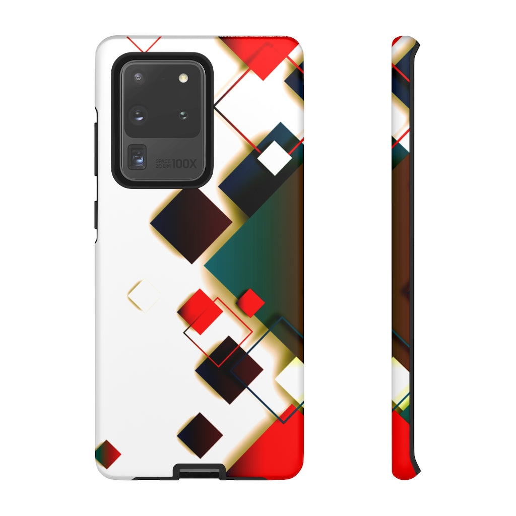 Cubed Geometric Samsung Galaxy Tough Cases
