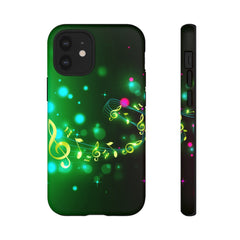 Golden Notes Music iPhone Tough Cases