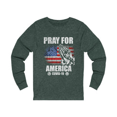 Pray For America Unisex Jersey Long Sleeve Tee