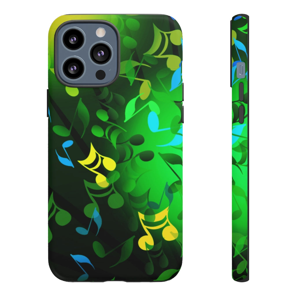 Scattered Notes Music iPhone Tough Cases