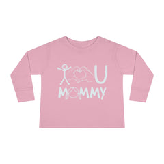 Love Mommy Toddler Long Sleeve Tee