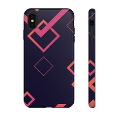 Boxed Geometric iPhone Tough Cases