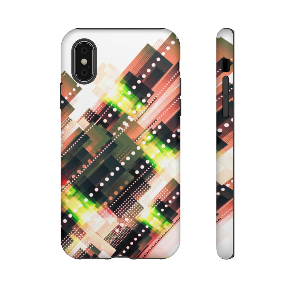Ribbon Geometric iPhone Tough Cases