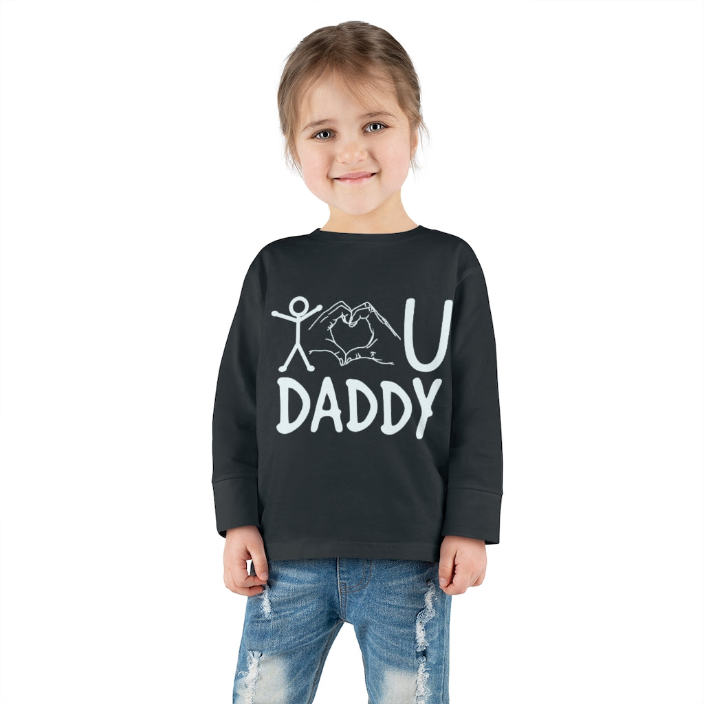 Love Daddy Toddler Long Sleeve Tee