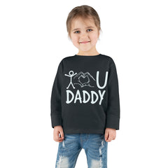 Love Daddy Toddler Long Sleeve Tee