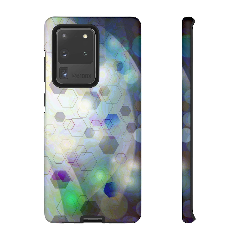 Hexagon Flash Geometric Samsung Galaxy Tough Cases