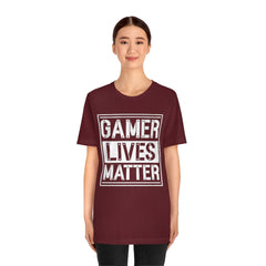 Gamer Lives Matter Unisex Jersey Short Sleeve Tee