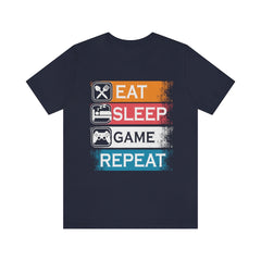 Gaming Repeat Unisex Jersey Short Sleeve Tee