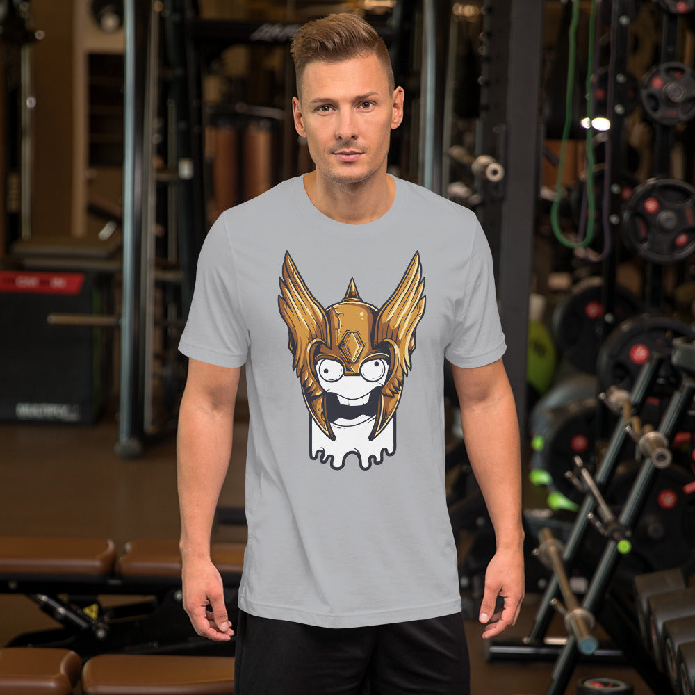 Funny Viking Face Short-Sleeve Unisex T-Shirt