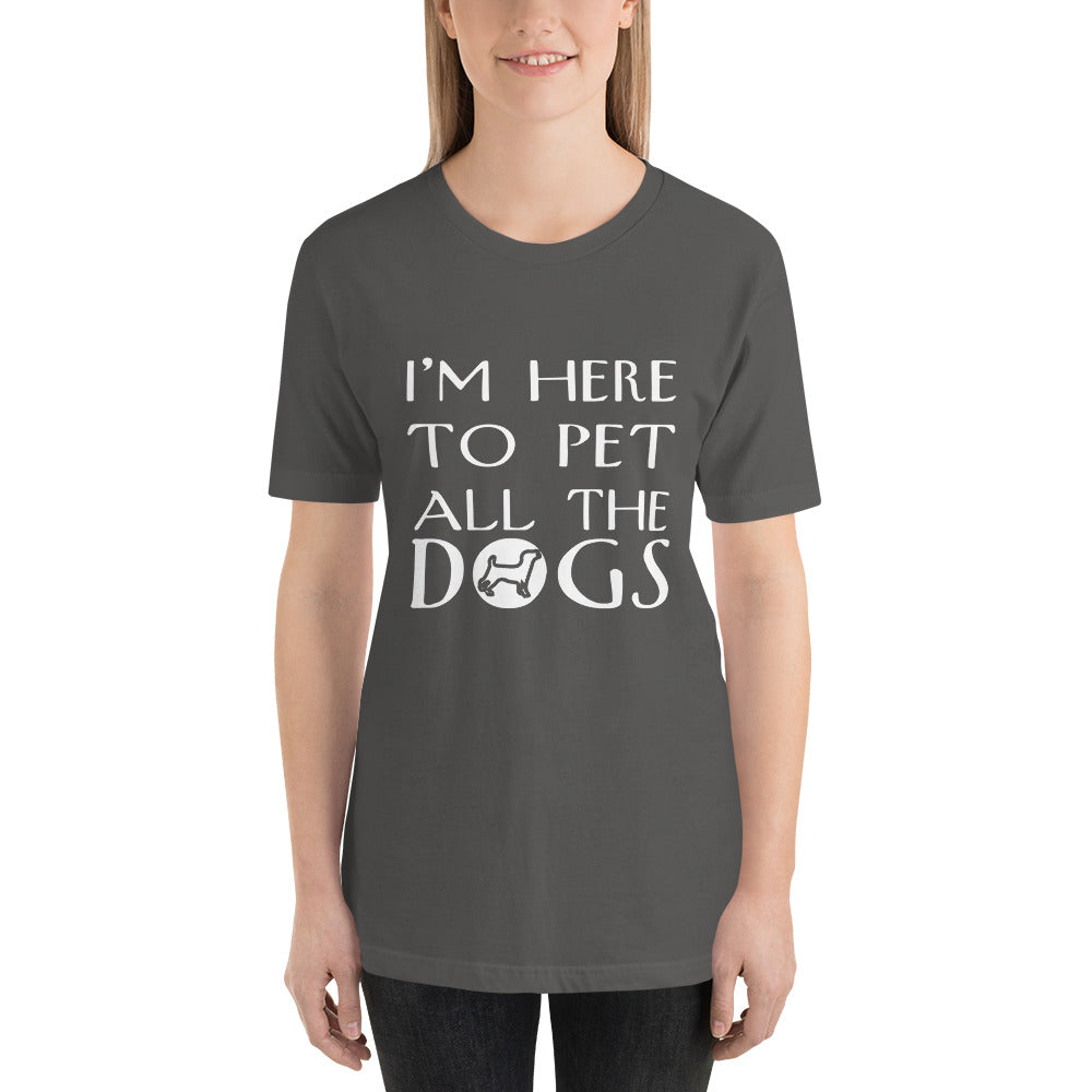 Pet All The Dogs Short-Sleeve Women T-Shirt