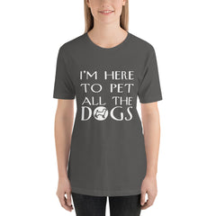 Pet All The Dogs Short-Sleeve Women T-Shirt