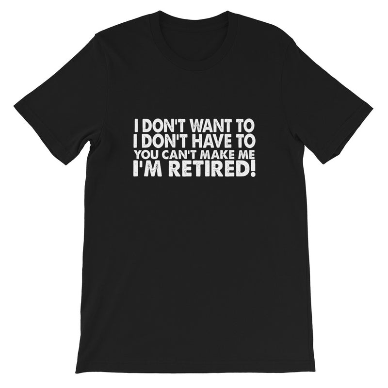 Retired Short-Sleeve Unisex T-Shirt