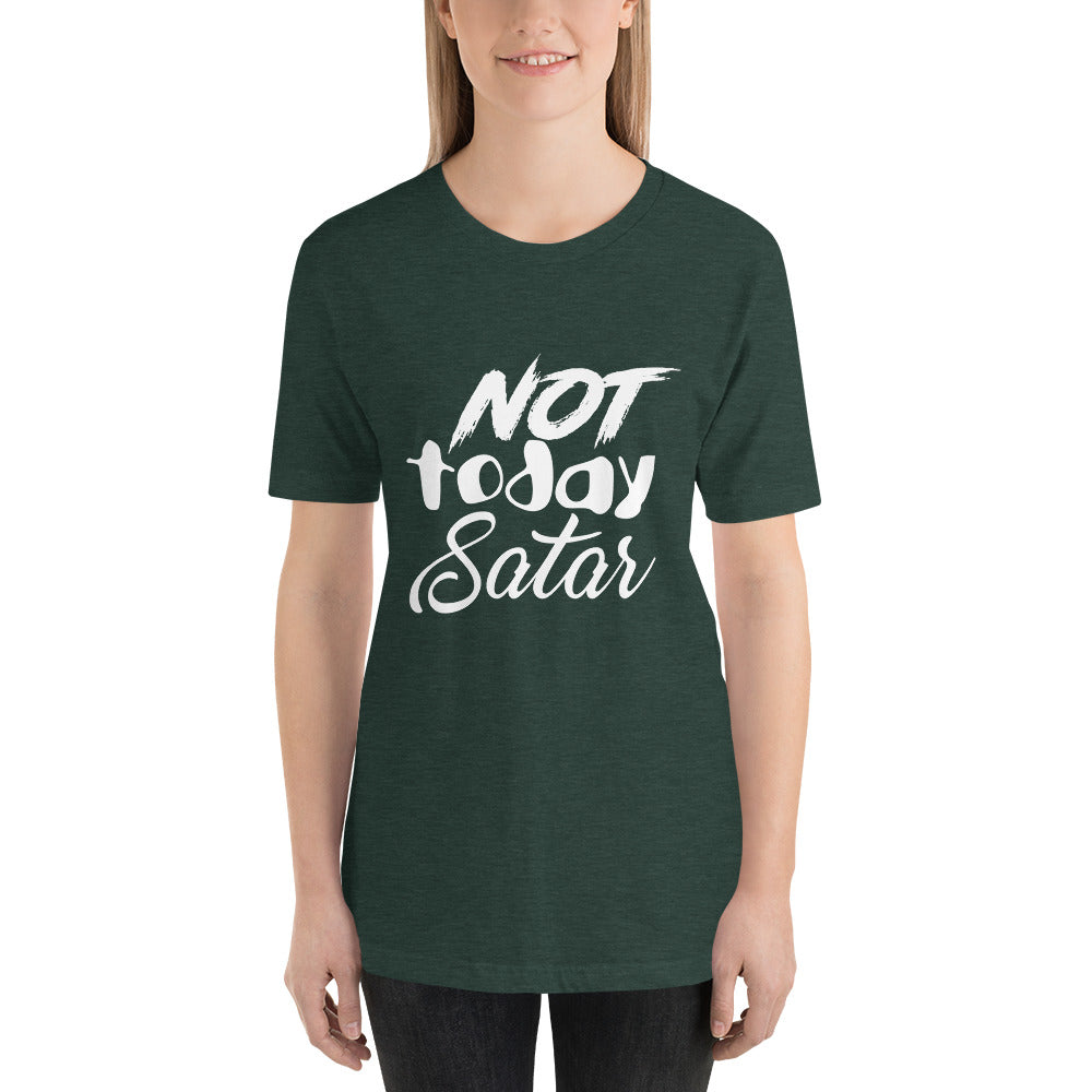 Not Today Satan Short-Sleeve Women T-Shirt