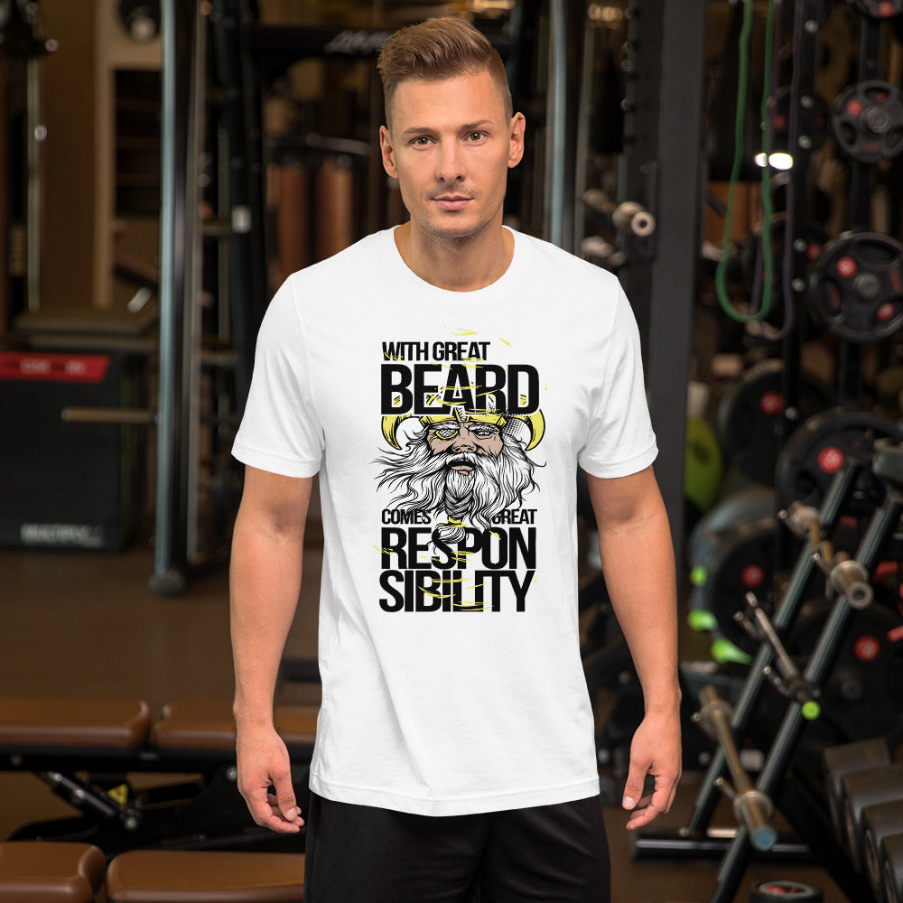 Beard Short-Sleeve Unisex T-Shirt
