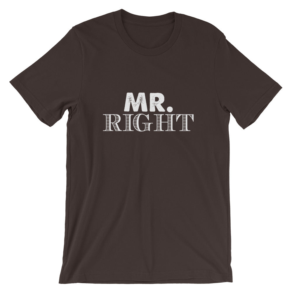 Mr. Right Short-Sleeve Women T-Shirt