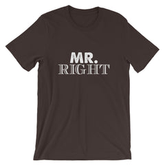 Mr. Right Short-Sleeve Women T-Shirt