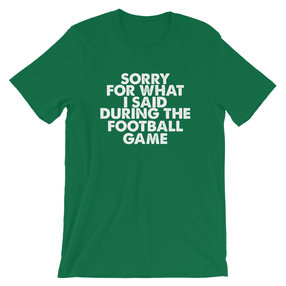Football Sorry Short-Sleeve Unisex T-Shirt
