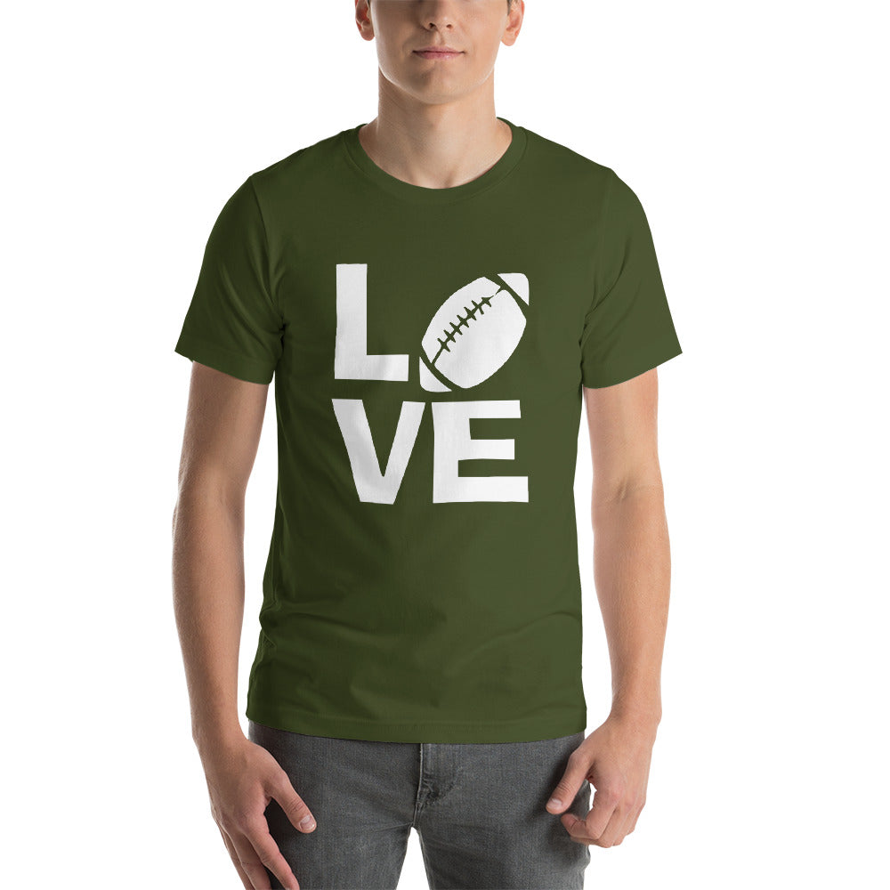 Love Football Short-Sleeve Unisex T-Shirt
