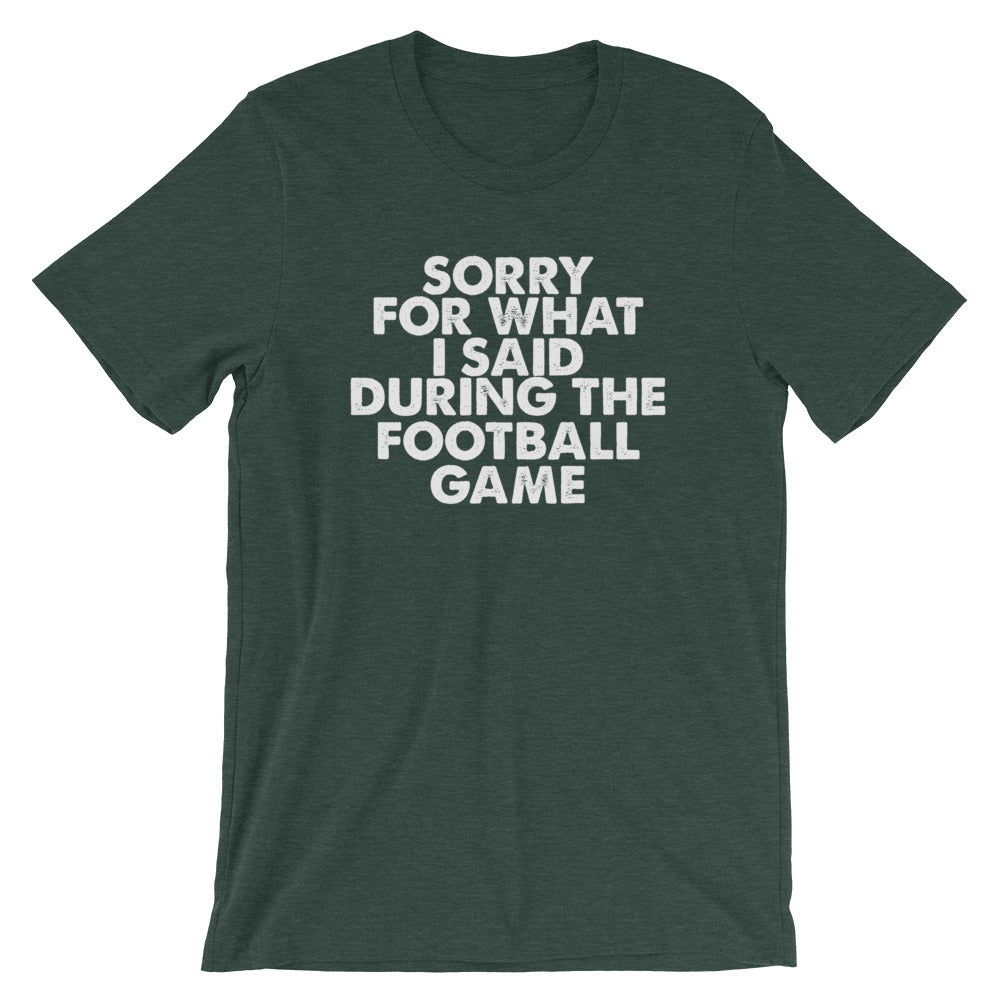 Football Sorry Short-Sleeve Unisex T-Shirt