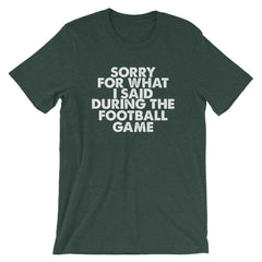Football Sorry Short-Sleeve Unisex T-Shirt
