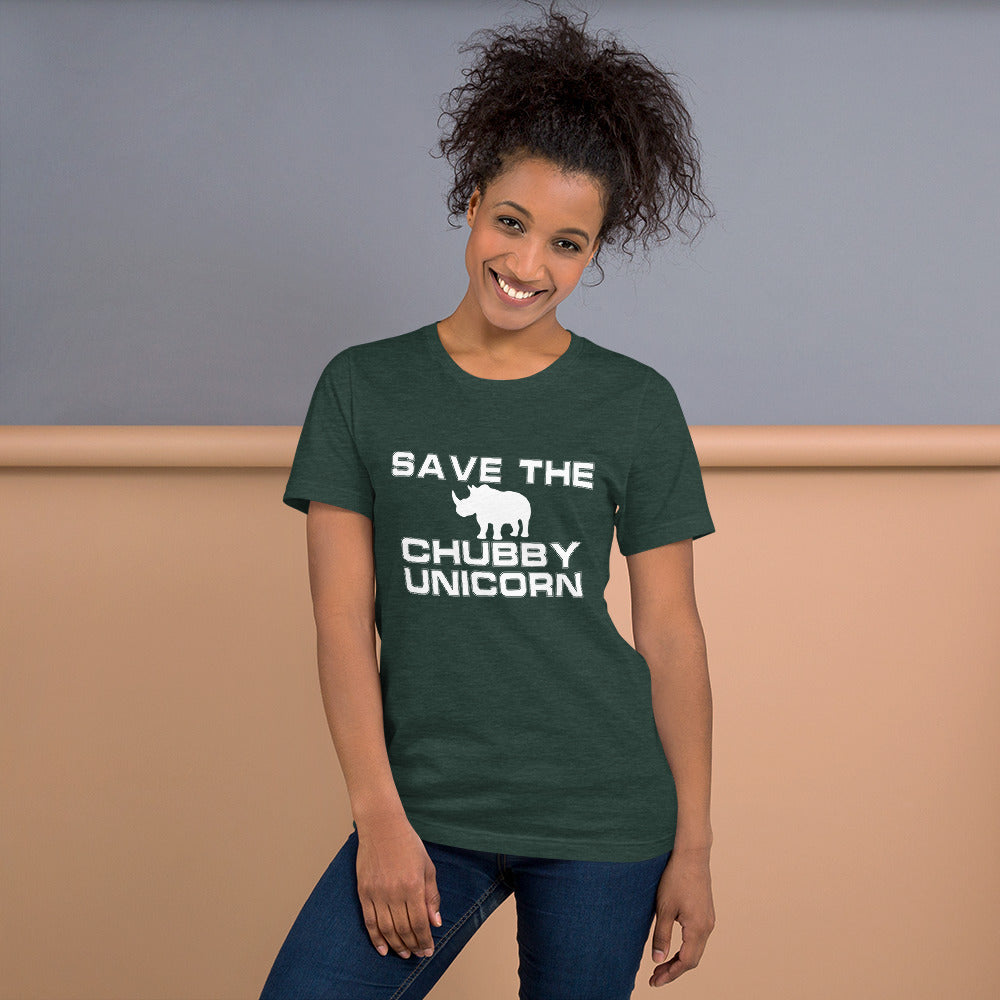 Chubby Unicorn Short-Sleeve Women T-Shirt