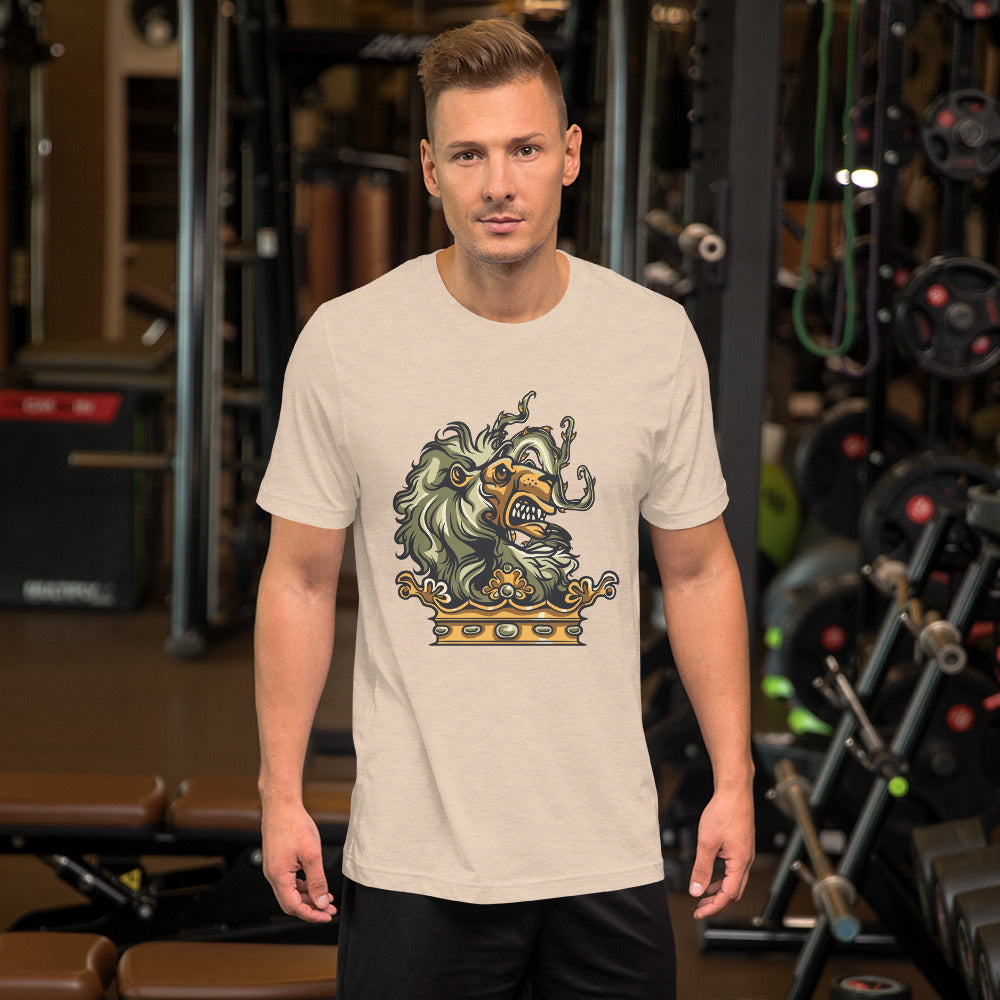 Lion Head Short-Sleeve Unisex T-Shirt