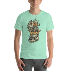 Lion Skull Head Short-Sleeve Unisex T-Shirt