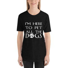 Pet All The Dogs Short-Sleeve Women T-Shirt