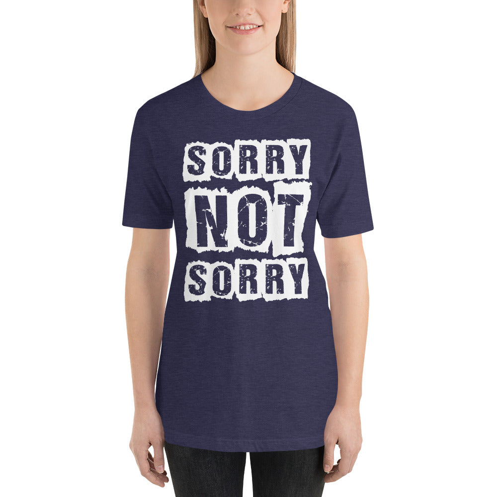Sorry Not Sorry Short-Sleeve Women T-Shirt
