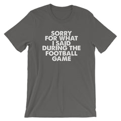 Football Sorry Short-Sleeve Unisex T-Shirt