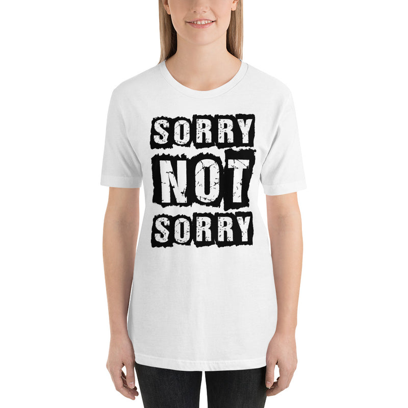 Sorry Not Sorry Short-Sleeve Women T-Shirt