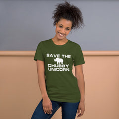 Chubby Unicorn Short-Sleeve Women T-Shirt