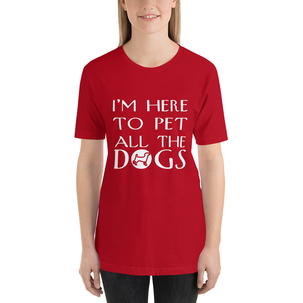 Pet All The Dogs Short-Sleeve Women T-Shirt