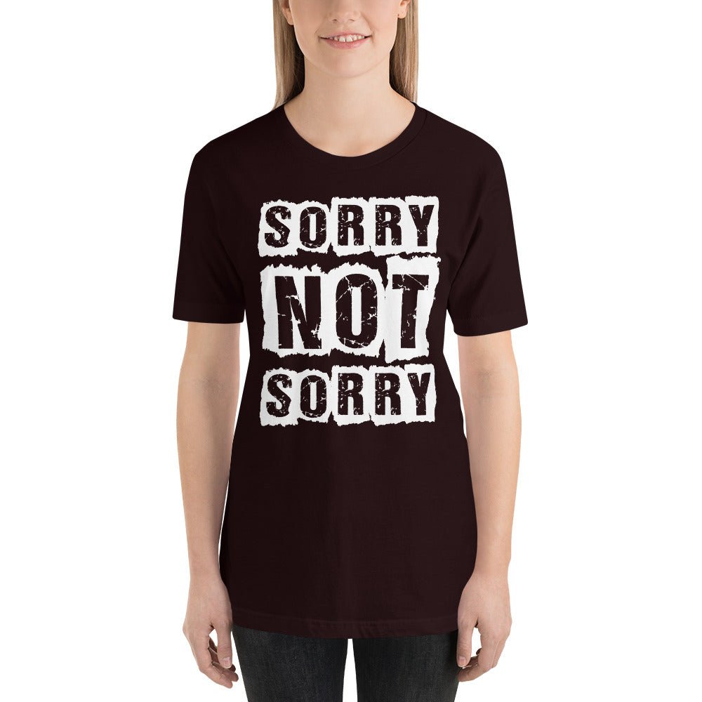 Sorry Not Sorry Short-Sleeve Women T-Shirt