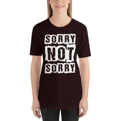 Sorry Not Sorry Short-Sleeve Women T-Shirt