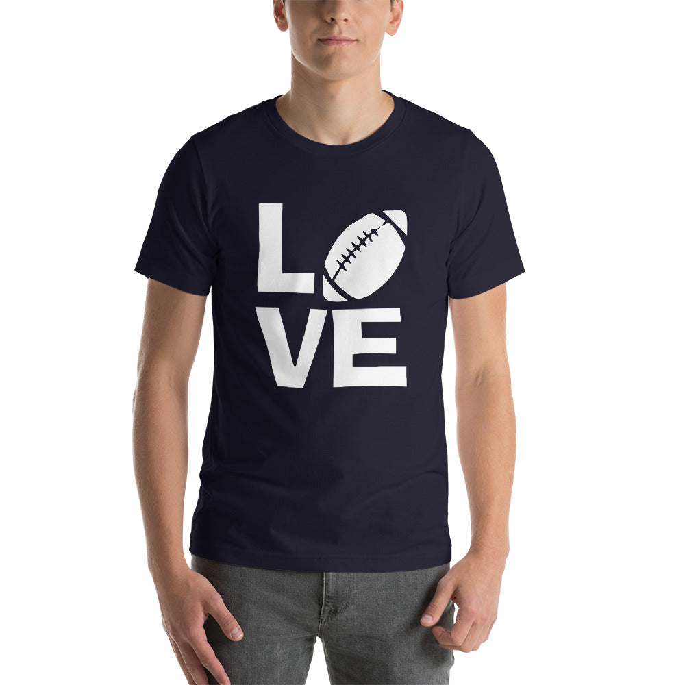 Love Football Short-Sleeve Unisex T-Shirt