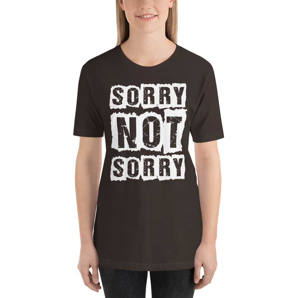 Sorry Not Sorry Short-Sleeve Women T-Shirt