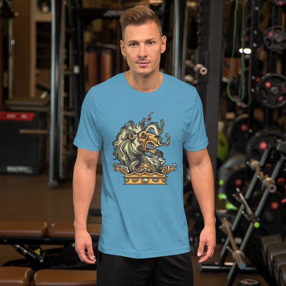 Lion Head Short-Sleeve Unisex T-Shirt