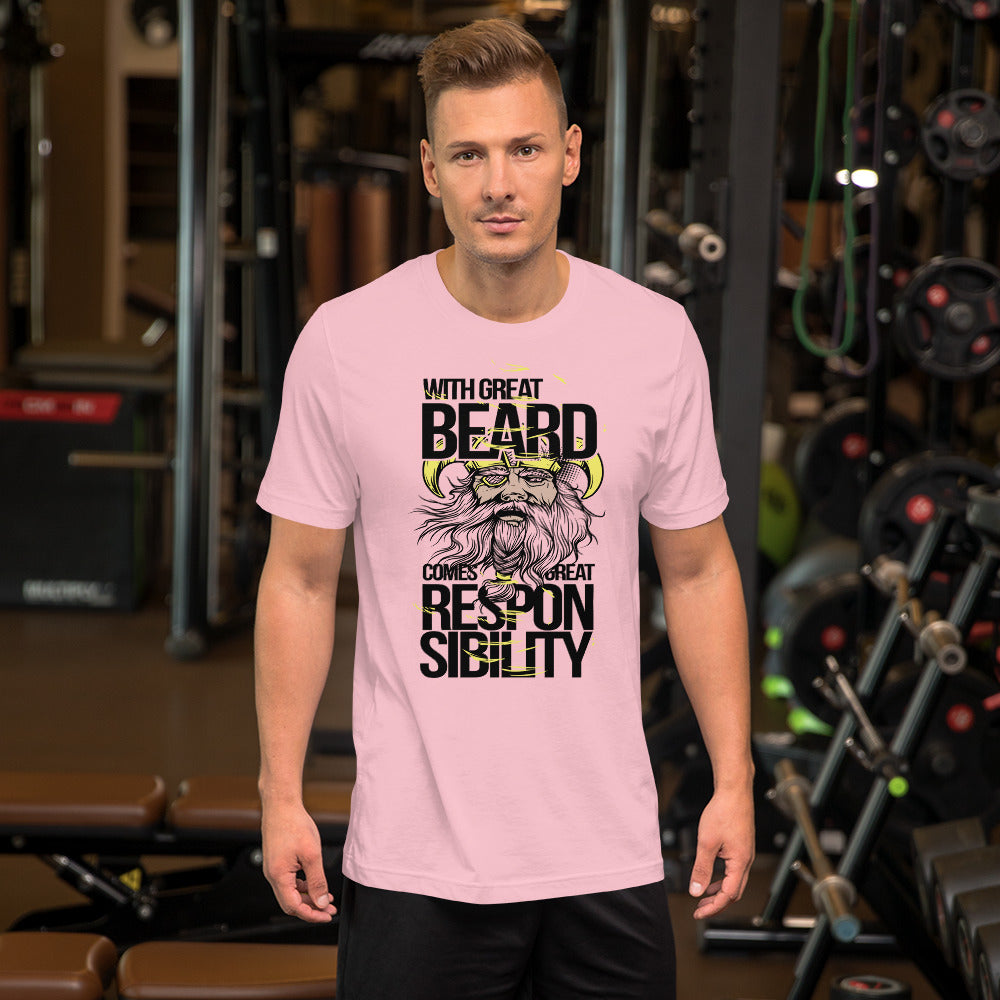 Beard Short-Sleeve Unisex T-Shirt