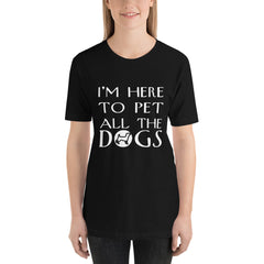 Pet All The Dogs Short-Sleeve Women T-Shirt