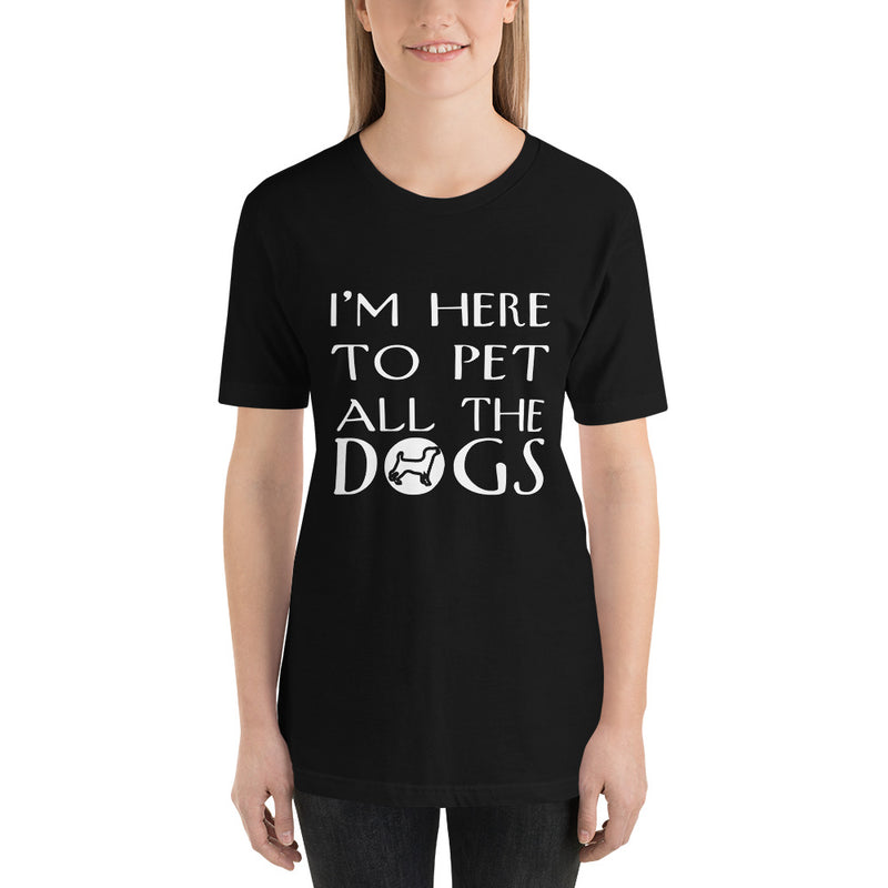 Pet All The Dogs Short-Sleeve Women T-Shirt