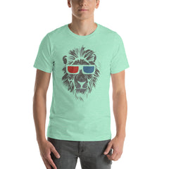 Cool Lion Head Short-Sleeve Unisex T-Shirt