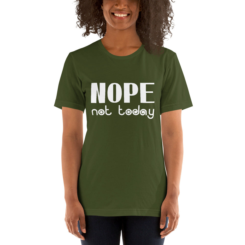 Nope Not Today Short-Sleeve Women T-Shirt