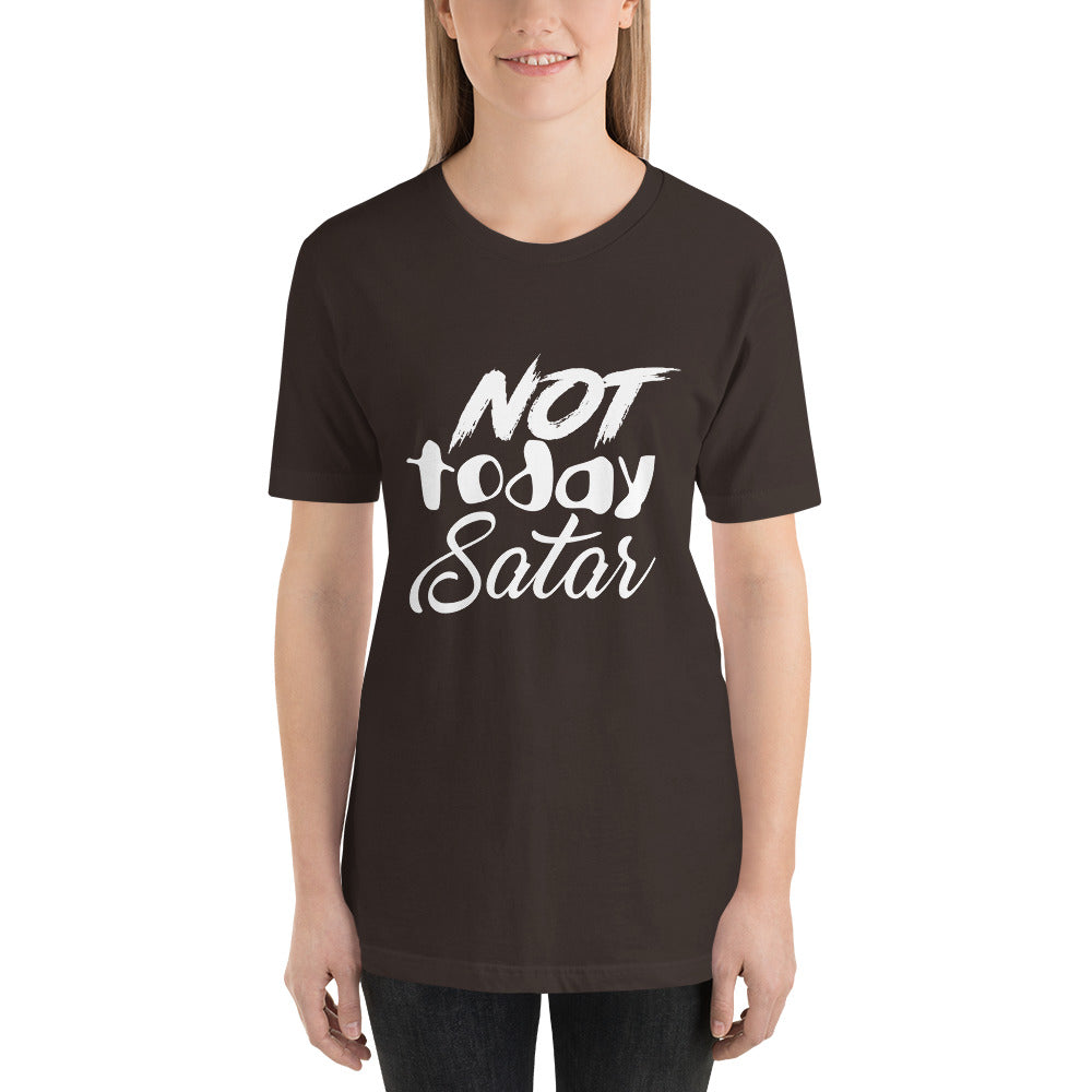 Not Today Satan Short-Sleeve Women T-Shirt