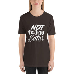 Not Today Satan Short-Sleeve Women T-Shirt