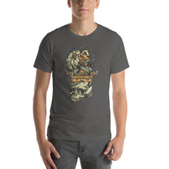 Lion Skull Head Short-Sleeve Unisex T-Shirt