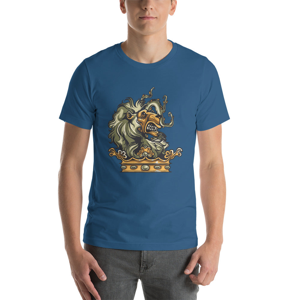 Lion Head Short-Sleeve Unisex T-Shirt