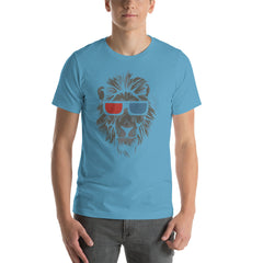 Cool Lion Head Short-Sleeve Unisex T-Shirt